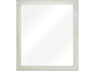 Westport White Oak / Gray Mirror - Ornate Home