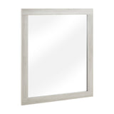 Westport White Oak / Gray Mirror - Ornate Home
