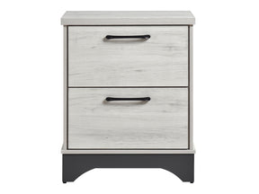 Westport White Oak / Gray Nightstand - Ornate Home