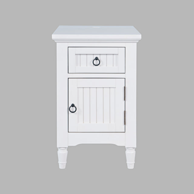 Westport White Power Chairside - Ornate Home