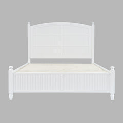 Westport White Queen Panel Bed - Ornate Home