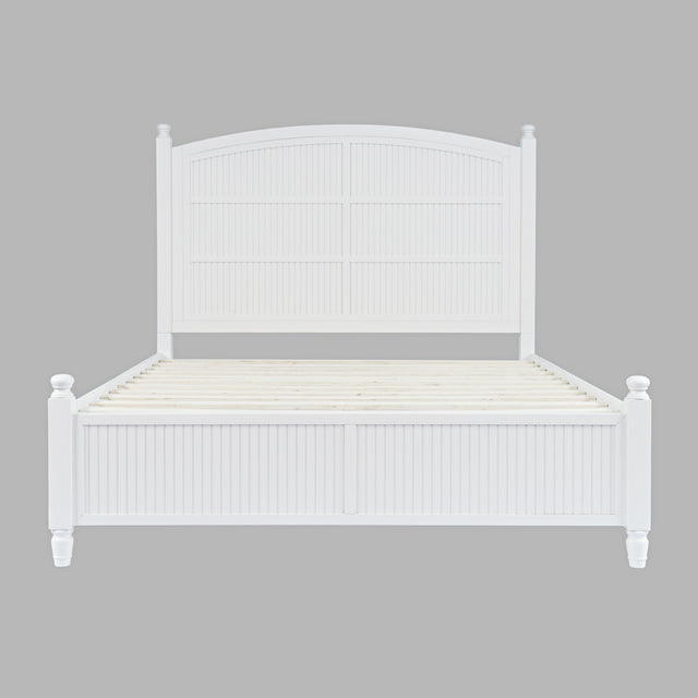 Westport White Queen Panel Bed - Ornate Home