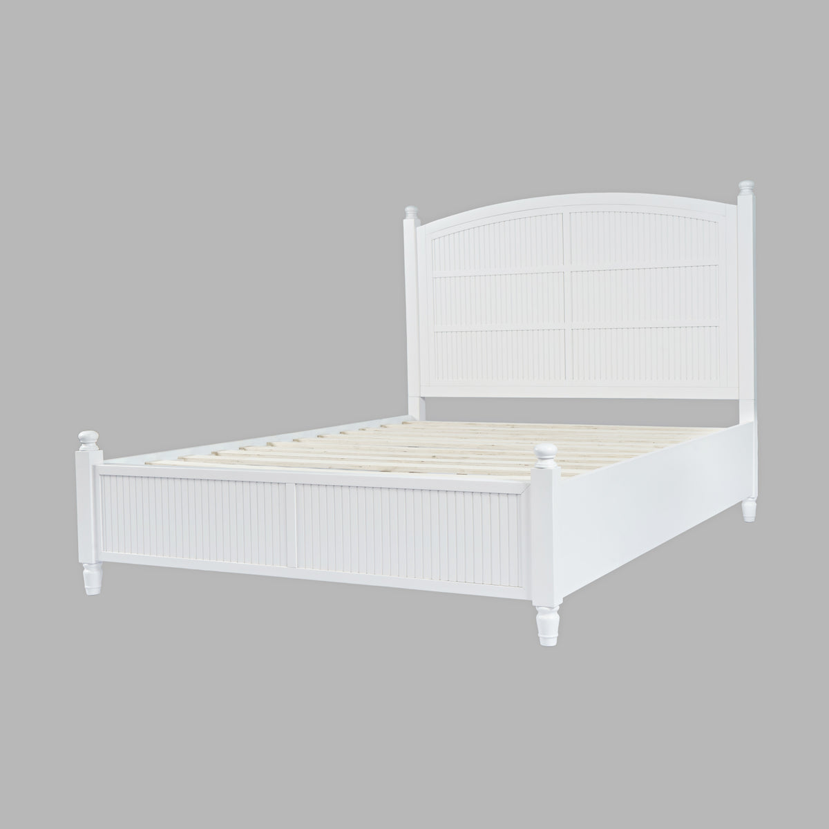 Westport White Queen Panel Bed - Ornate Home