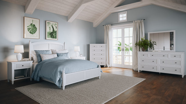 Westport White 3-Piece Queen Bedroom Set - Ornate Home
