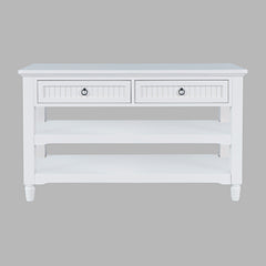 Westport White Sofa Table - Ornate Home