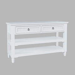 Westport White Sofa Table - Ornate Home