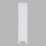 Westport White Tall Display Cabinet - Ornate Home