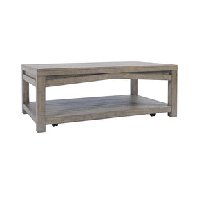 Westvale Brown Rectangular Castered Cocktail Table - Ornate Home