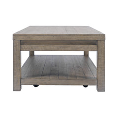 Westvale Brown Rectangular Castered Cocktail Table - Ornate Home