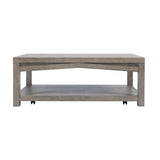 Westvale Brown Rectangular Castered Cocktail Table - Ornate Home
