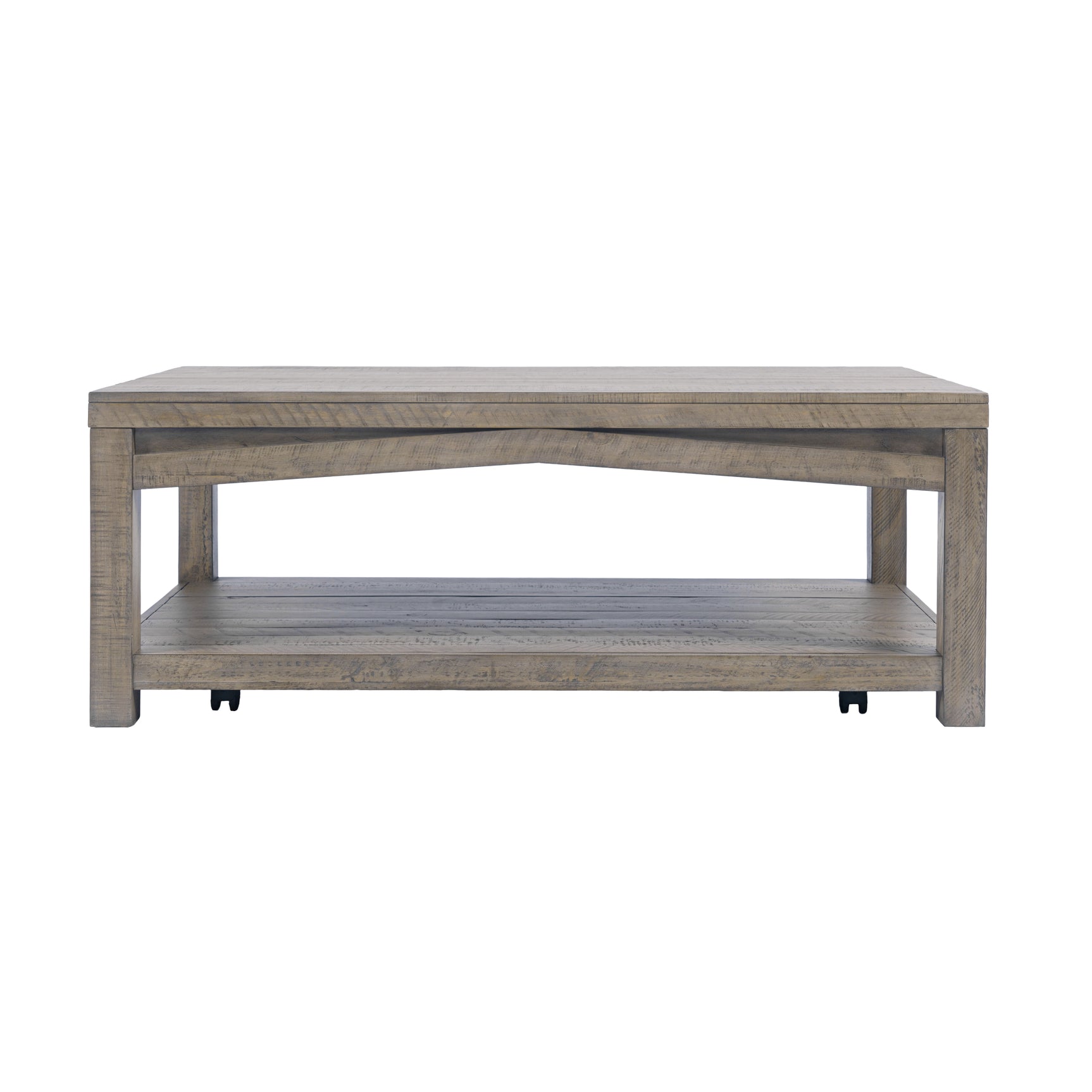 Westvale Brown Rectangular Castered Cocktail Table - Ornate Home