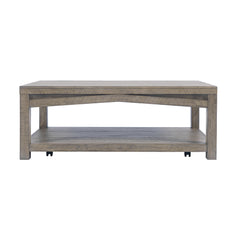 Westvale Brown Rectangular Castered Cocktail Table - Ornate Home