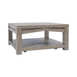 Westvale Brown Square Castered Cocktail Table - Ornate Home