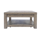 Westvale Brown Square Castered Cocktail Table - Ornate Home
