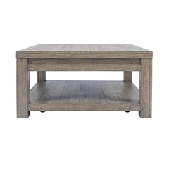 Westvale Brown Square Castered Cocktail Table - Ornate Home
