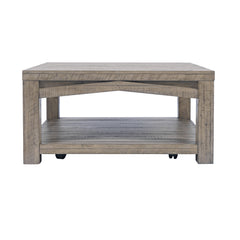 Westvale Brown Square Castered Cocktail Table - Ornate Home