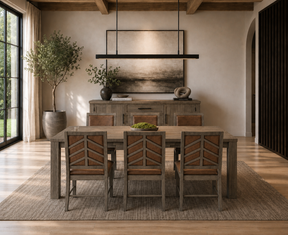 Westvale Natural/Brown 84 Dining Dining Table w/ 4 Chair - Ornate Home