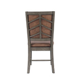 Westvale Natural/Brown Dining Chair (Set of 2) - Ornate Home