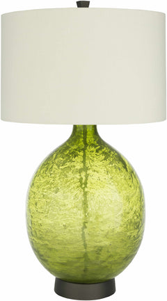 Westview Lime Green Glass Table Lamp - Clearance - Ornate Home