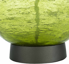 Westview Lime Green Glass Table Lamp - Clearance - Ornate Home