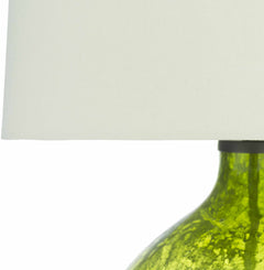 Westview Lime Green Glass Table Lamp - Clearance - Ornate Home