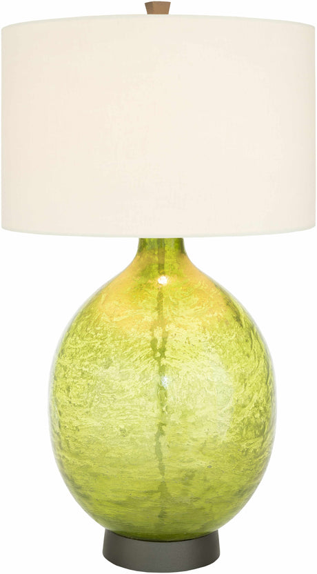Westview Lime Green Glass Table Lamp - Ornate Home