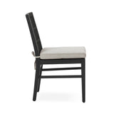 Westville Black Outdoor Dining Chair (Set of 2) - Ornate Home