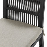 Westville Black Outdoor Dining Chair (Set of 2) - Ornate Home