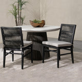 Westville Black Outdoor Dining Chair (Set of 2) - Ornate Home