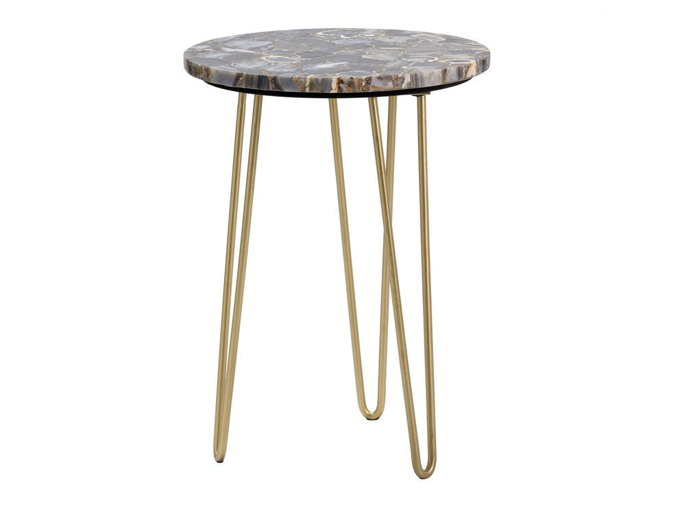 Westwood Gold/Blue Accent Table - Ornate Home