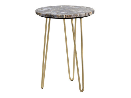 Westwood Gold/Blue Accent Table - Ornate Home