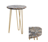 Westwood Gold/Blue Accent Table - Ornate Home