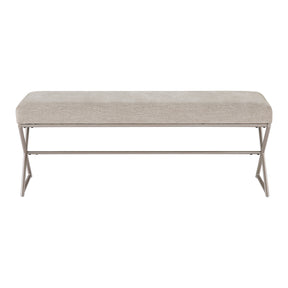 Wexley Beige Bench - Ornate Home