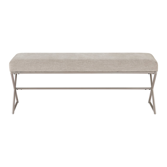 Wexley Beige Bench - Ornate Home