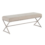Wexley Beige Bench - Ornate Home