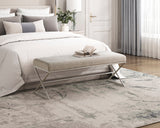 Wexley Beige Bench - Ornate Home