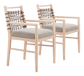 Wezly Gray Dining Chair (Set of 2) - Ornate Home