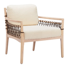 Wezly Ivory Accent Chair - Ornate Home