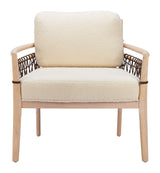 Wezly Ivory Accent Chair - Ornate Home