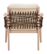 Wezly Ivory Accent Chair - Ornate Home