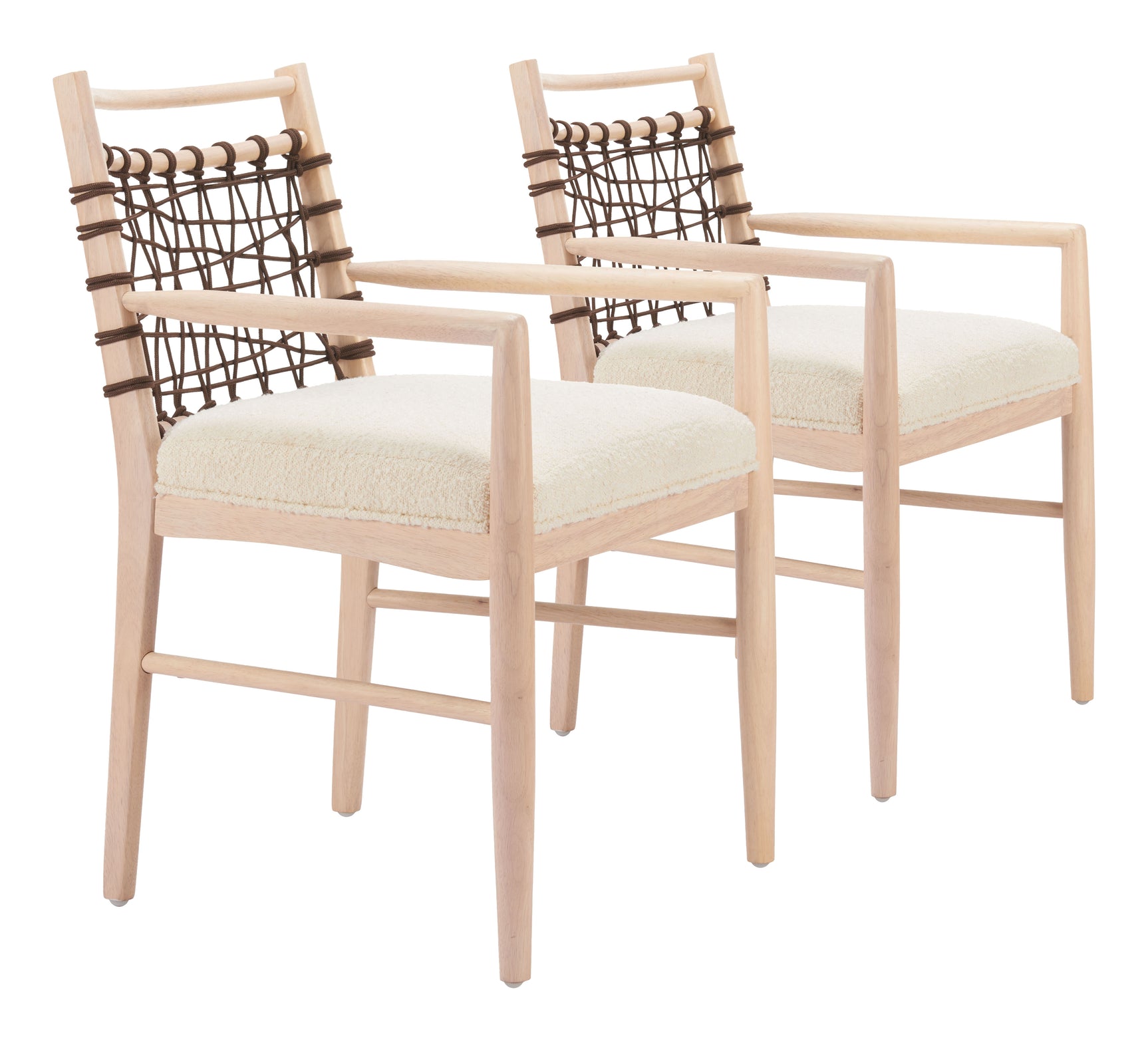 Wezly Ivory Dining Chair (Set of 2) - Ornate Home