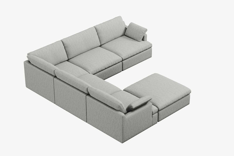 Pacifica Dark Gray Cloud Modular Sectional Units Create your own Style - Ornate Home