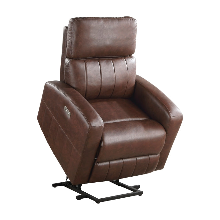 Wheaton Brown Power Lift Chair - Ornate Home