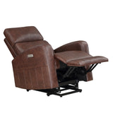Wheaton Brown Power Lift Chair - Ornate Home