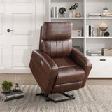 Wheaton Brown Power Lift Chair - Ornate Home
