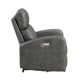 Wheaton Gray Power Lift Chair - Ornate Home