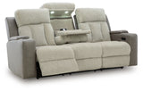 WhipLash Sisal Power Reclining Sofa - Ornate Home
