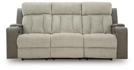 WhipLash Sisal Power Reclining Sofa - Ornate Home