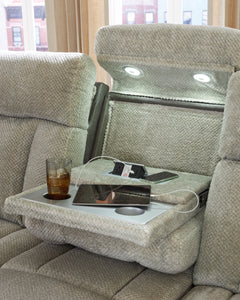 WhipLash Sisal Power Reclining Sofa - Ornate Home