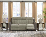 WhipLash Sisal Power Reclining Sofa and Loveseat (Online Special Price) - Ornate Home